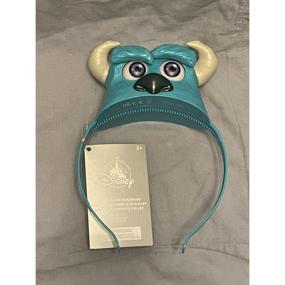 NEW Walt Disney Parks Pixar Monsters Inc Light Up Ears‎ Headband - Sulley